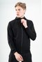 Comfort Men's Hooded Black Tracksuit Top - 3