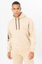Comfort Men's Hooded Dark Clay Color Sweatshirt