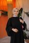 Ankanoor Black Hijab Balloon Sleeve Oversize Dress Standard Size (36 - 42) Anka251692 - 2