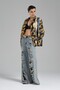 Women's Denim Color Ripped Detailed Belted Design Palazzo Jean - 4