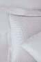 Adelya Jacquard Satin Double Duvet Cover Set Light Gray (6 Pieces) - 5