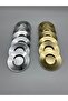 12-Piece Gold and Silver Stainless Steel Tea Plate Set Pasct01 - 2