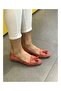 Women's Ballerina Shoes - Select 001, Genuine Leather, Red