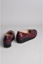 Burgundy Gum Heeled Personal Shoes Seç N106 - 3