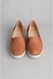 SEÇ N134 Genuine Leather LEATHER PLATFORM HEEL WOMEN'S SHOES TAN - 2