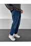 Dark Blue Grinding Boyfriend Pants - 3