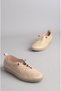 Beige Women's Shoes Comfort Leather Seç 3010 Genuine Leather - 5