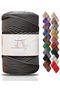 Premium 250 gr 3mm Polyester Macrame Lanyard Anthracite 120 M Supla Ip And Bag Thread