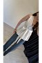 Belted Wrap Collar Blouse Ecru - 2