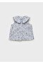 Patterned Bebe Collar Blouse