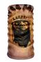 Ethnic Indian Buff Seamless Tube Neck Collar Bandana Balaklava