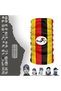 Multifunctional Flag Of Uganda Uv Face Mask Buff Baf Headband Bandana Do Rag Hairband
