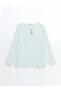 Tie Collar Striped Women's Blouse - 5