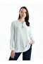 Tie Collar Striped Women's Blouse