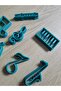 Music Theme Cookie Cutters Musical Notes Drum Flute Piano - Clay Mold - Cookie Mold (7 Pieces) - 4