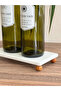Marble Oil Dish under Wooden Marble Stand with Marble Presentations 23 X 12 cm - 3