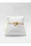 Heart and Snowflake Model Gold Elevator Bracelet