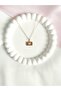 Women's Minimal Gold Letter Necklace - 2