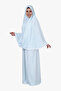 Prayer Dress Cotton Blend Sleeveless Two-Piece Turquoise