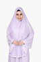 Namaz Elbisesi Cotton Blend Sleeveless Two-Piece Purple - 4