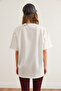 White Leopard Appliqued T-Shirt - Women's 2 Ipo White - 7
