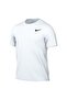 تيشيرت NKCT DRY VICTORY TOP من Nike للرجال، مخصص للتنس، باللون الأبيض والأسود - 2
