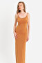 Women's Mustard Adjustable Strap Maxi Dress Men2004 - 6