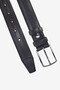 Men's Black-Brown Special Wooden Gift Boxed 2-Piece Suit Belt Groom's Pack - 4