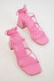 Pink Patent Leather Women's Classic Heeled Shoes 20281 - 2
