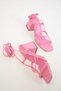 Pink Patent Leather Women's Classic Heeled Shoes 20281 - 4