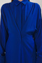 Cobalt blue Navy Blue Button Detailed Unlined Woven Maxi Dress Tctss25Eb00120 - 2