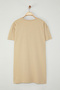 Beige Crew Neck Stones Plus Size Knitted Dress Tbbss25Ah00057 - 7