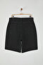 Siyah Baggy More Sustinable Kot Şort TMNSS25SR00054 - 7