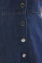 Blue Skirt Flounces Halter Neck Midi Denim Dress Twoss25El00601 - 3