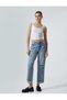 Straight Jean Jeans Straight Leg Ripped Cotton Standard Waist - Eve Jean