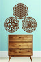 3 1Ü Sacred Geometry Set (Flower of Life, Sri Yantra and Merkaba) - 2