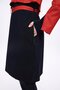 Belt Buckle Detailed Textured Fabric Red 5 Piece Full Hijab Swimsuit Set 5052 - 7