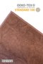 Pack of 2 Brown Hand Towels - 50X90 Cm, 225 Gr, 100% Cotton, Spa and Hotel Towels, Suitable for Daily Use - 5