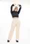 Women's Large Size Lycra Velcro Closure Palazzo Trousers - 6