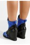 Candy blue platform sneakers - 2