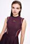 Sport Cut Claret Red 4 Piece Semi-Closed Swimsuit Set 5014 - 6