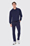 Organic Cotton Navy Blue Men's Sweatpants