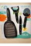 Black Grater Side Peeler Four Piece Kitchen Set, Dilyemenici - 3