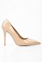 Women's Nakou Tan Patent Leather Classic Heeled Stiletto - 3