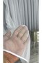 Greek Tulle Curtain - Honeycomb Pattern, 1/3 Dense Pleats, 250X250Cm Fs100001. The Sample Fabric Is 30X28 in Size. - 2