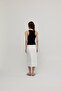 Women's Black Color Stone Zero Sleeve Blouse - 6