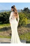 French Lace Fish Tail Wedding Dress - 5