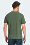 Krakker Men's V-Neck Khaki T-Shirt - 2