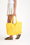 Premium Women's Colorful Lined Shoulder Bag / Beach Bag / Casual Bag (4 Pockets) - 5