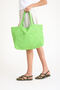 Premium Women's Colorful Lined Shoulder Bag / Beach Bag / Casual Bag (4 Pockets) - 7